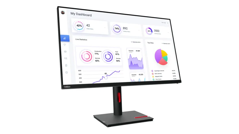 Lenovo ThinkVision/T32p-30/31,5"/IPS/4K UHD/60Hz/6ms/Black/3R
