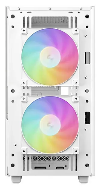 DEEPCOOL skříň CH360 Digital / mATX / 140mm +120 mm fan / USB 3.0 / USB-C / mesh panel / prosklená bočnice / bílá