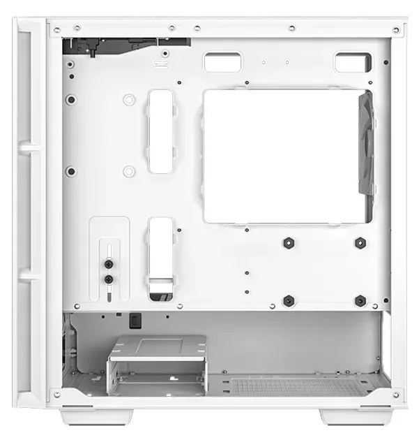 DEEPCOOL skříň CH360 Digital / mATX / 140mm +120 mm fan / USB 3.0 / USB-C / mesh panel / prosklená bočnice / bílá