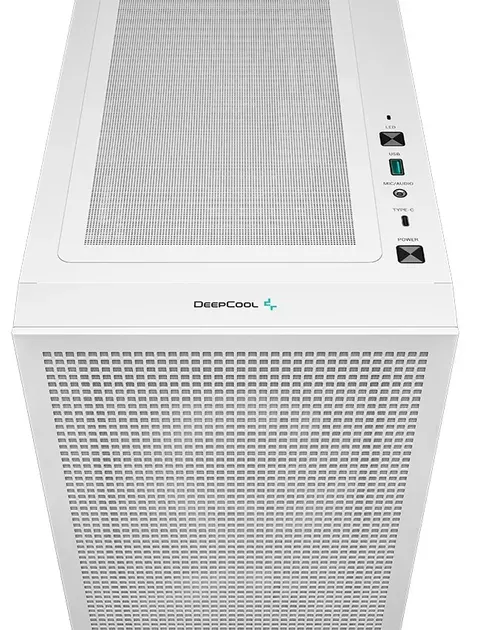 DEEPCOOL skříň CH360 Digital / mATX / 140mm +120 mm fan / USB 3.0 / USB-C / mesh panel / prosklená bočnice / bílá