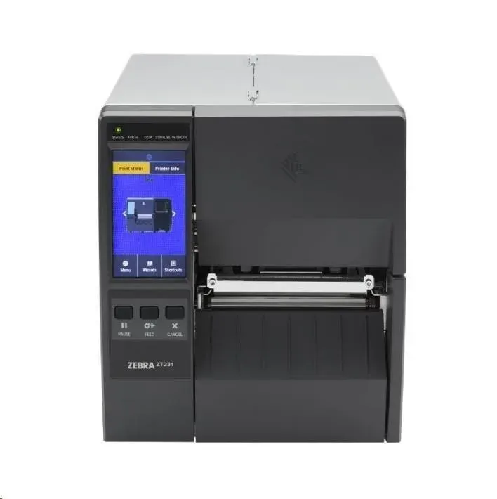 Zebra Printer ZT231; 4", 203 dpi, Thermal Transfer, Cutter with Catch Tray, EU/U