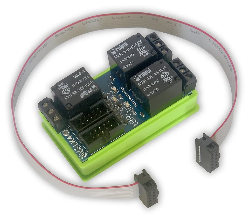 TINYCONTROL tBRx3 rozšiřující deska 3x relé 250VAC/10A pro LK4