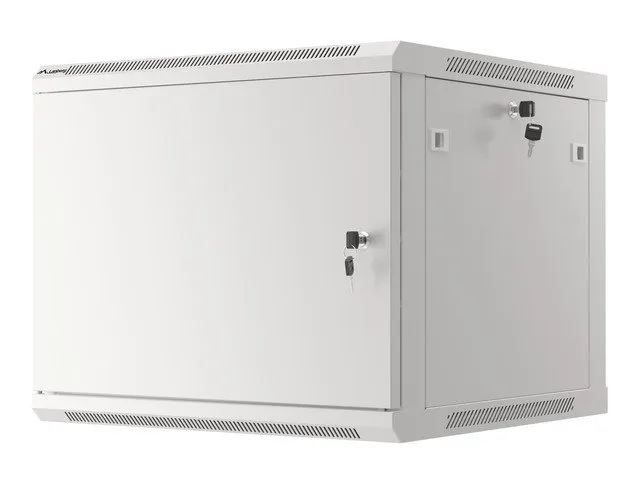 LANBERG Nástěnná jednodílná skříň 19", 9U/600x600 FOR SELF-ASSEMBLY plechové dve