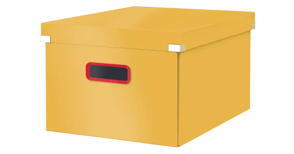 LEITZ Univerzální krabice Click&Store COSY, velikost M (A4), teplá žlutá