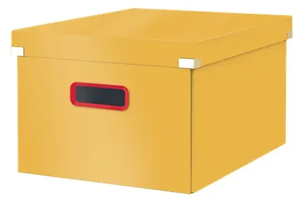 LEITZ Univerzální krabice Click&Store COSY, velikost M (A4), teplá žlutá