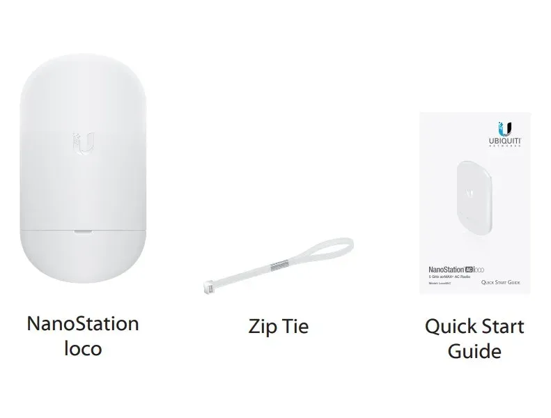 UBNT NanoStation 5AC Loco - AP/client 5GHz, anténa 13dBi MIMO2x2, airMAX AC, 1x Gbit RJ45, P...
