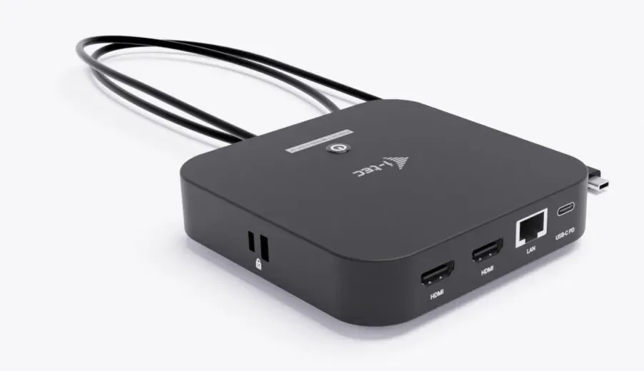 i-tec USB-C Dual HDMI Docking Station with Power Delivery 100W + i-tec Universal