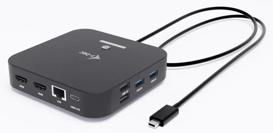 i-tec USB-C Dual HDMI Docking Station with Power Delivery 100W + i-tec Universal