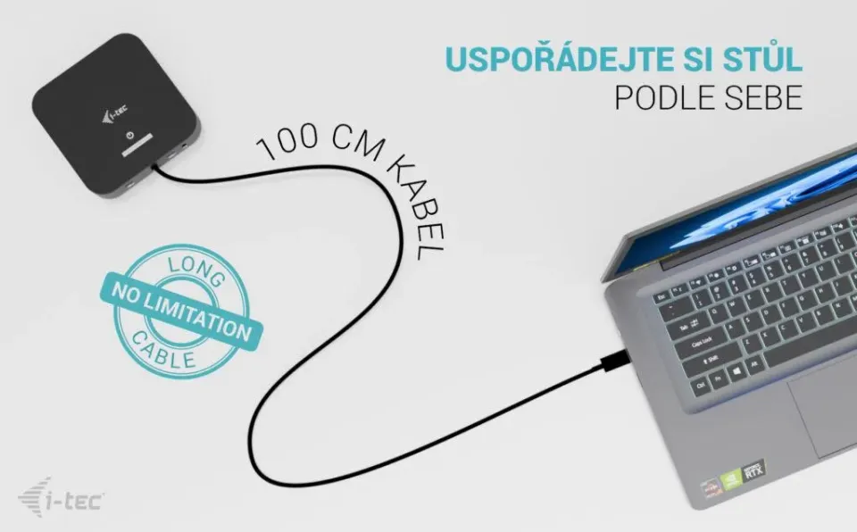 i-tec USB-C Dual HDMI Docking Station with Power Delivery 100W + i-tec Universal