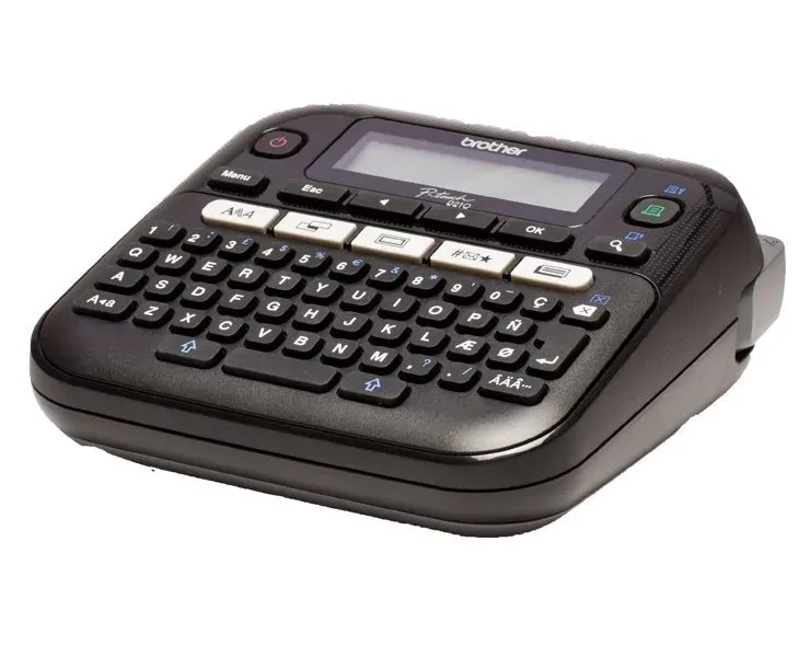 Brother P-touch PT-D210VP – tiskárna štítků do 12 mm, grafický displej, kufřík a napájecí adaptér