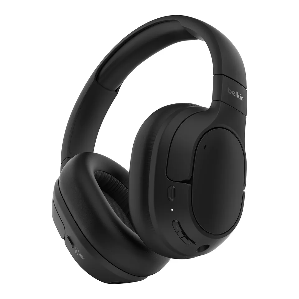 Belkin SOUNDFORM Isolate - Noise Cancelling Over-Ear Headphones - bezdrátová slu (AUD008hqBK)