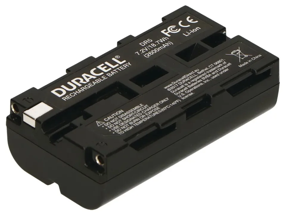 DURACELL Baterie - DR5 pro Sony NP-530, černá, 2200 mAh, 7.2V