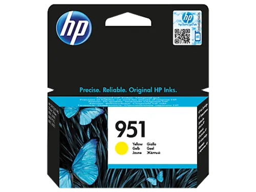 HP CN052AE originální náplň žlutá č.951 malá (cca 700 stran, yellow, pro OJ 8610, 8620)