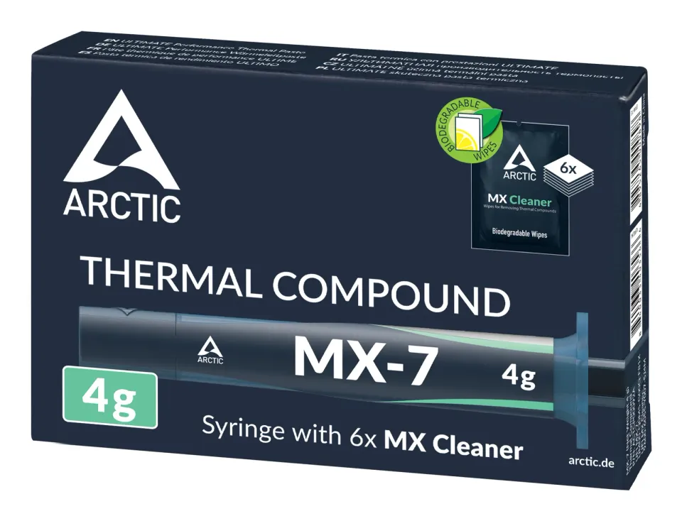 ARCTIC MX-7 4g s 6x MX Cleaner - ULTIMATE Performance Teplovodivá pasta