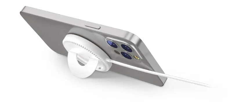 ALIGATOR bezdrátová nabíječka ALIGATOR Mag-Pad, určeno pro MagSafe, 15W, bílá