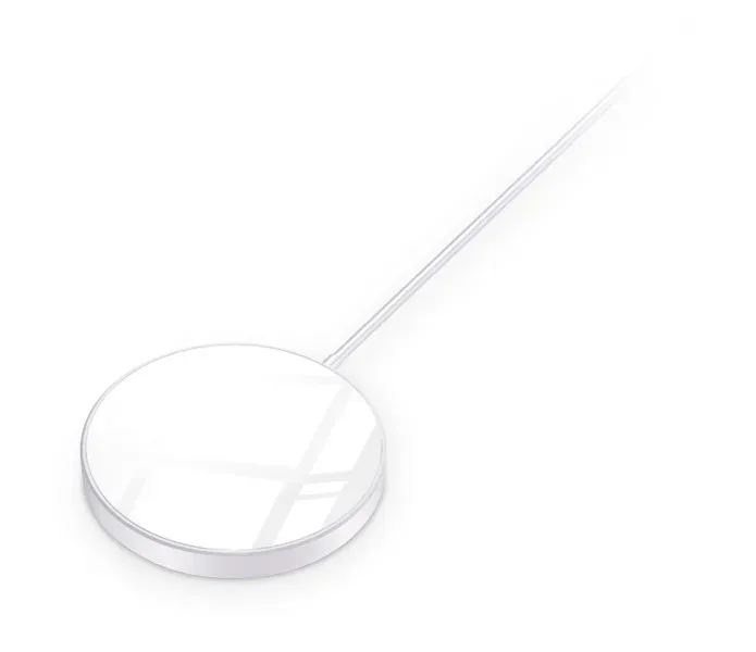 ALIGATOR bezdrátová nabíječka ALIGATOR Mag-Pad, určeno pro MagSafe, 15W, bílá