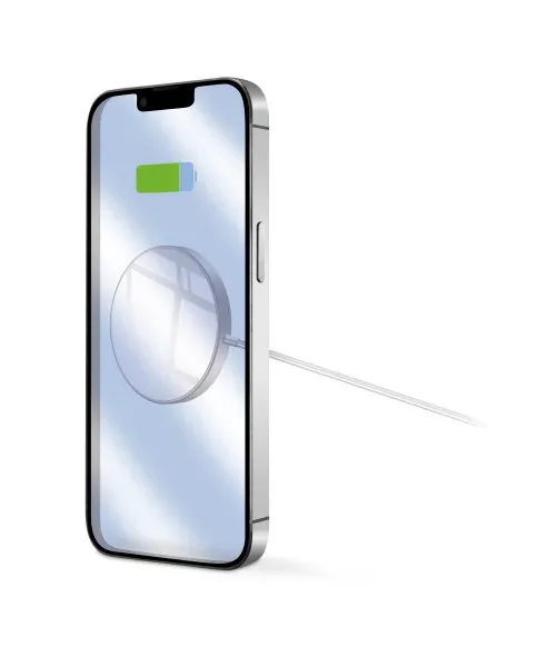 ALIGATOR bezdrátová nabíječka ALIGATOR Mag-Pad, určeno pro MagSafe, 15W, bílá