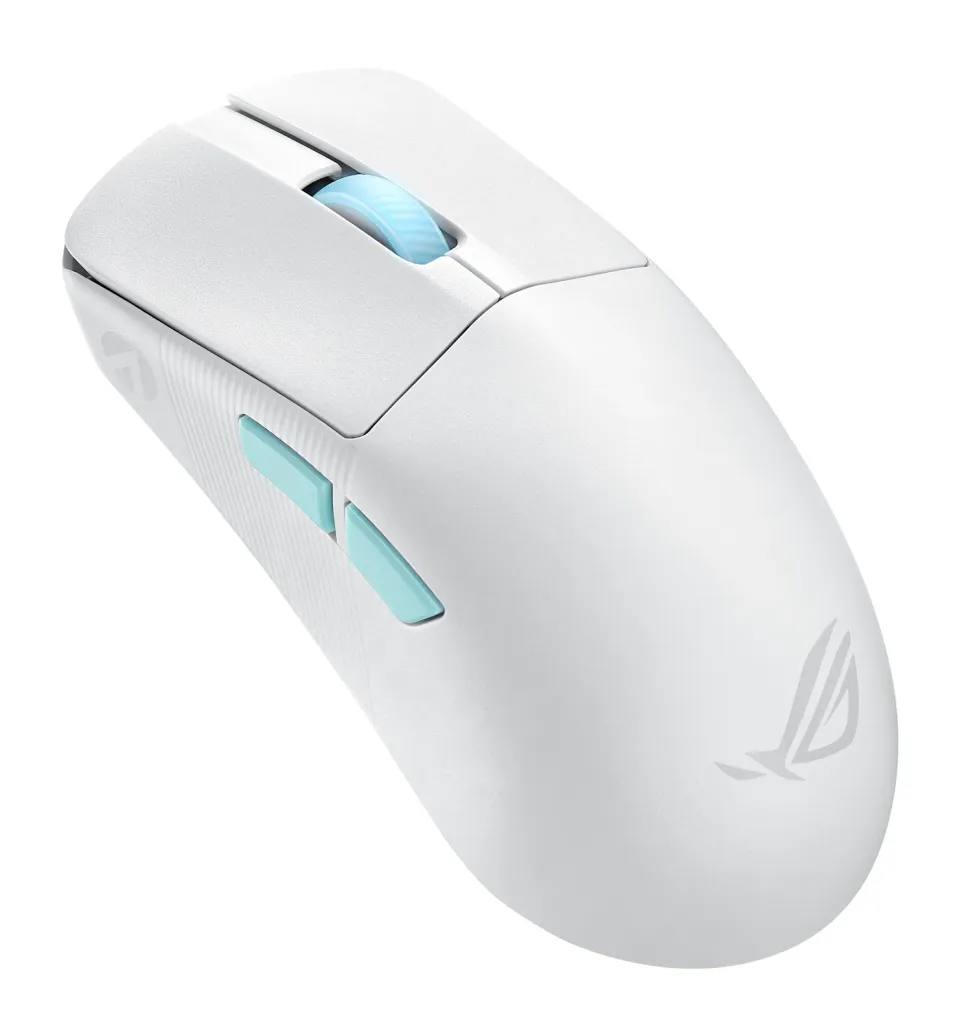 ASUS myš ROG Harpe Ace Aim Lab Edition, Bluetooth, bílá