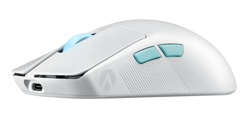 ASUS myš ROG Harpe Ace Aim Lab Edition, Bluetooth, bílá