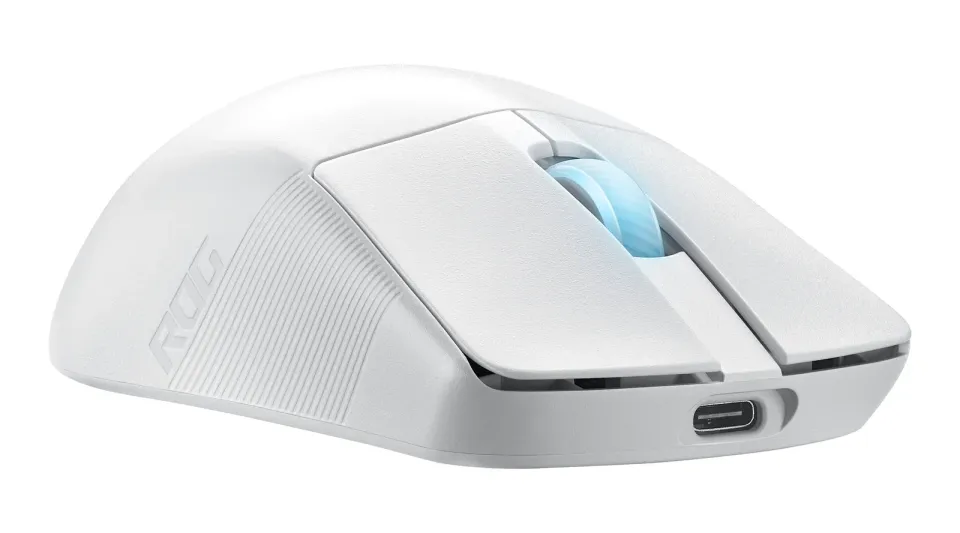 ASUS myš ROG Harpe Ace Aim Lab Edition, Bluetooth, bílá