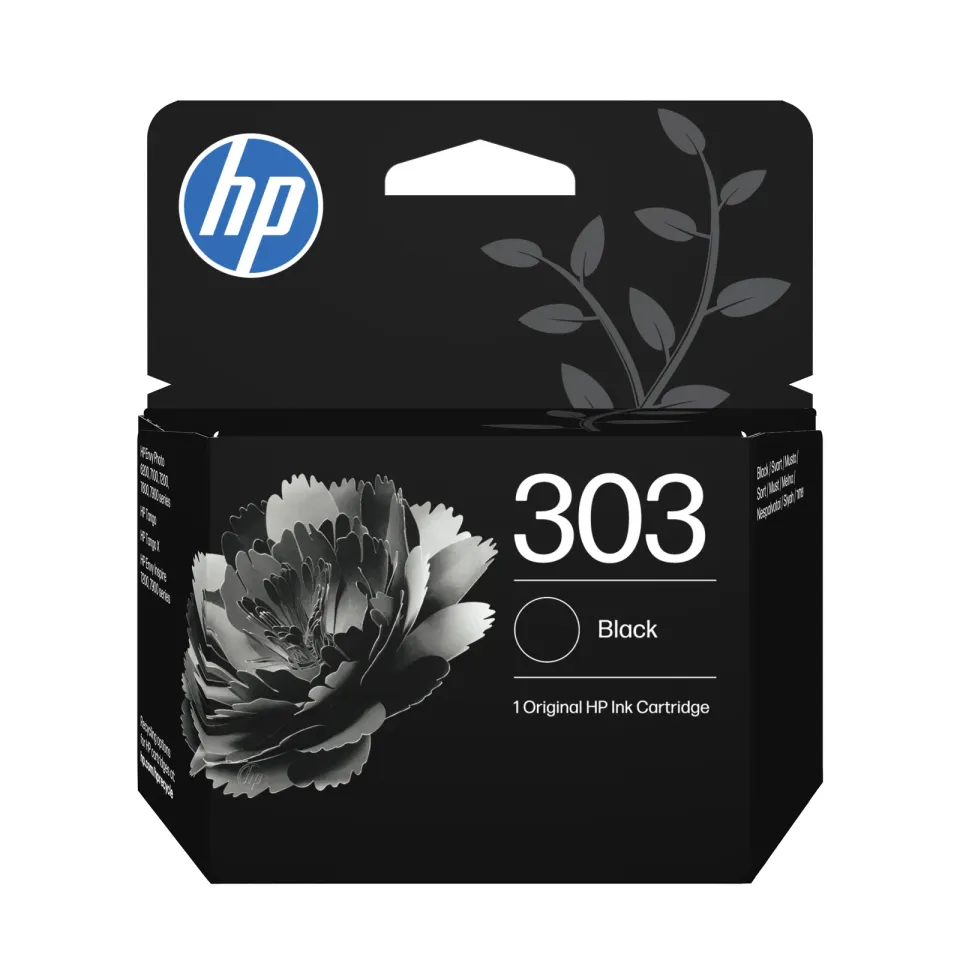 HP T6N02AE originální náplň č. 303 černá, cca 200 stran