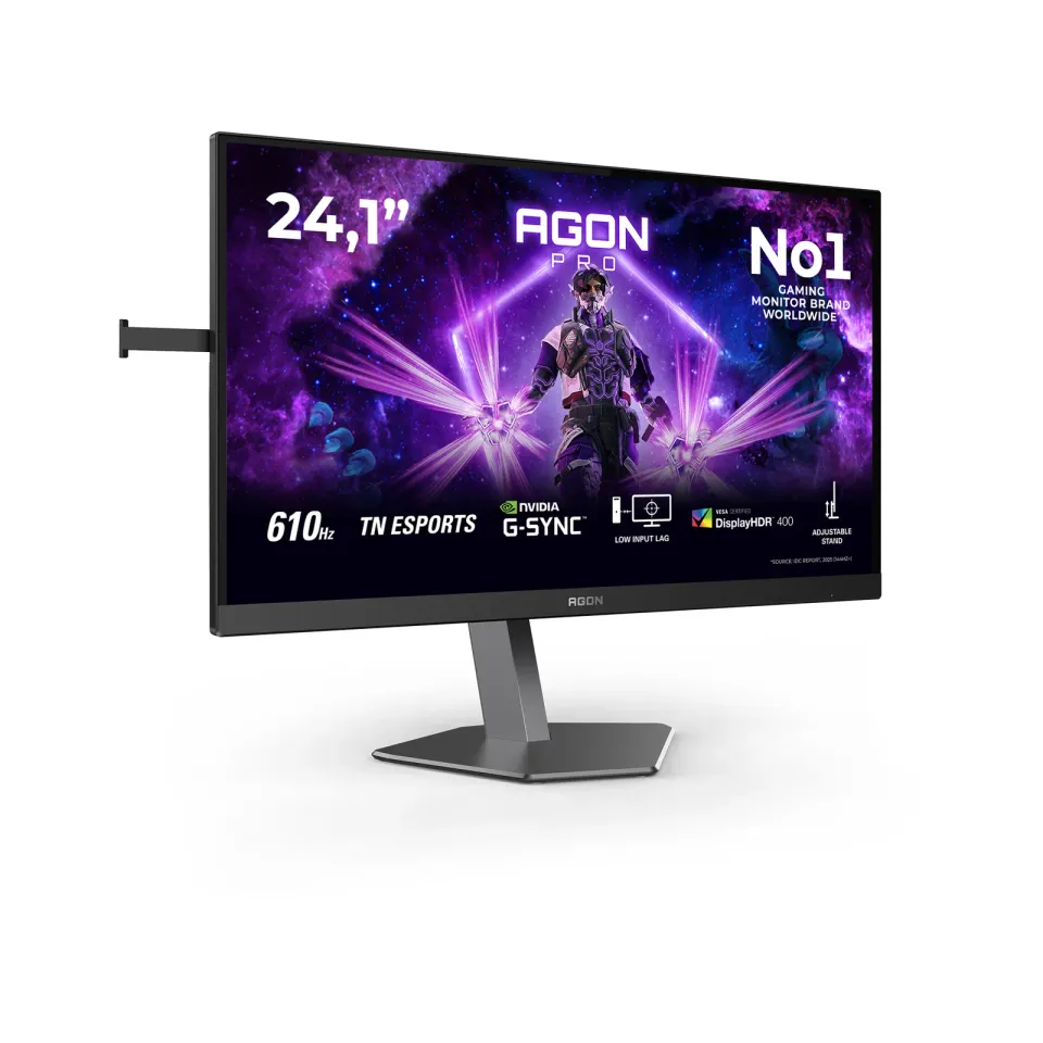 AOC LCD AGON PRO herní AG246FK6 24,1" TN/1920x1080@610Hz/0,5ms/400cd/2xHDMI/DP/4