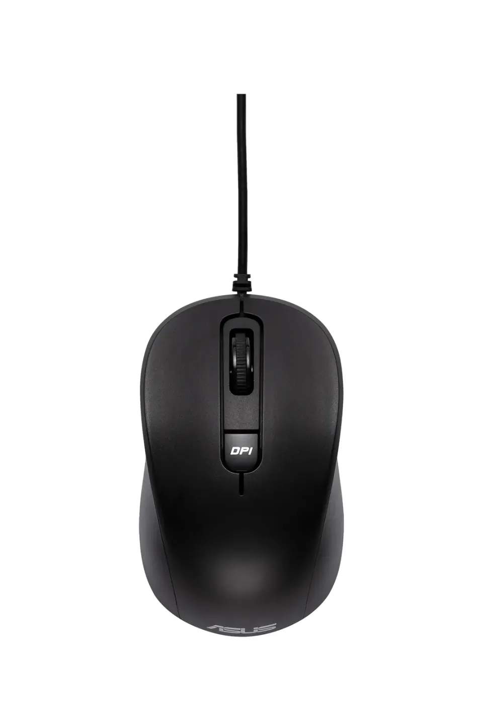 ASUS MU101C/Kancelářská/Optická/3 200 DPI/Drátová USB/Černá