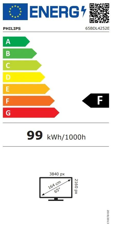 65" D-LED Philips 65BDL4252E