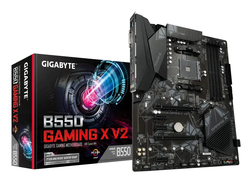 GIGABYTE MB Sc AM4 B550 GAMING X V2, AMD B550, 4xDDR4, 1xHDMI, 1xDVI