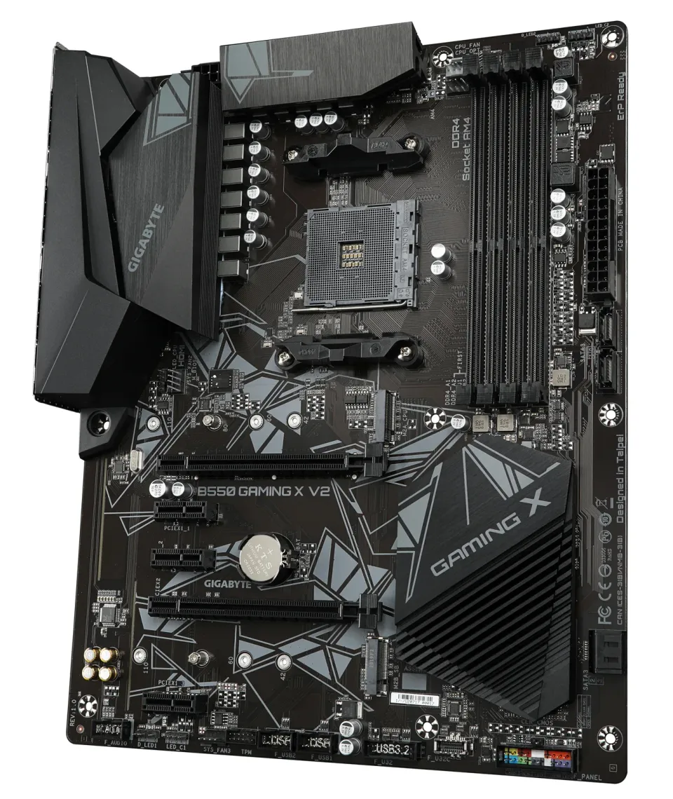 GIGABYTE MB Sc AM4 B550 GAMING X V2, AMD B550, 4xDDR4, 1xHDMI, 1xDVI