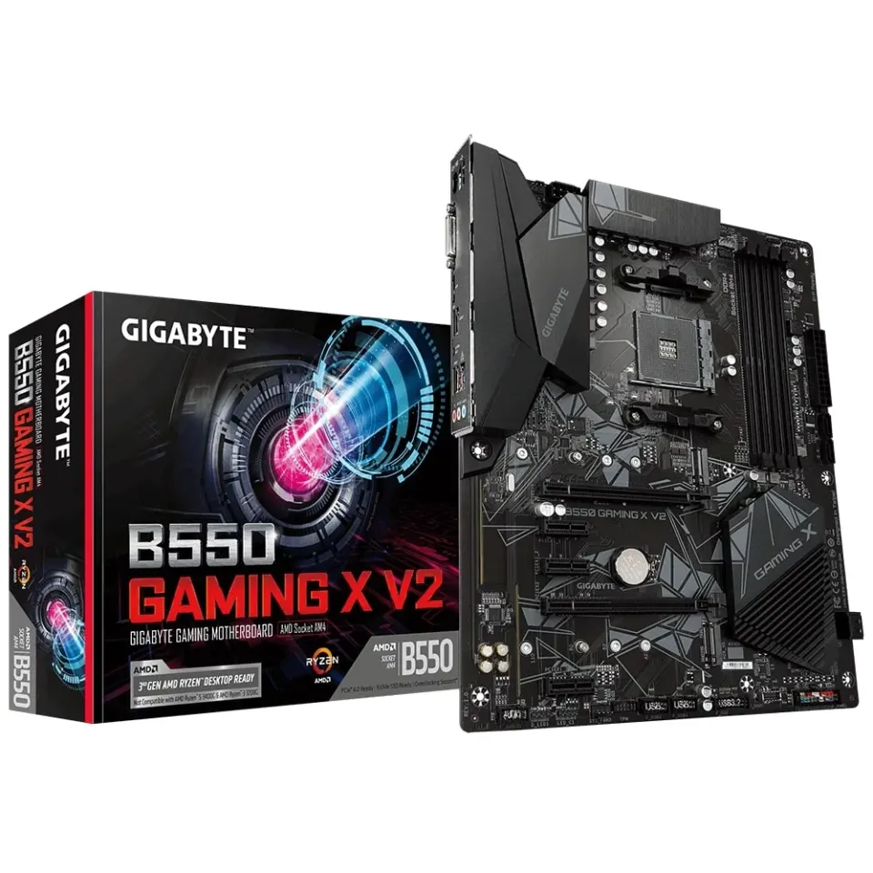 GIGABYTE MB Sc AM4 B550 GAMING X V2, AMD B550, 4xDDR4, 1xHDMI, 1xDVI