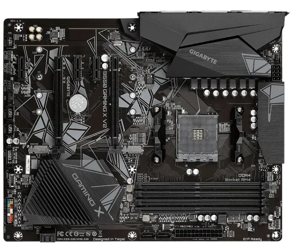 GIGABYTE MB Sc AM4 B550 GAMING X V2, AMD B550, 4xDDR4, 1xHDMI, 1xDVI