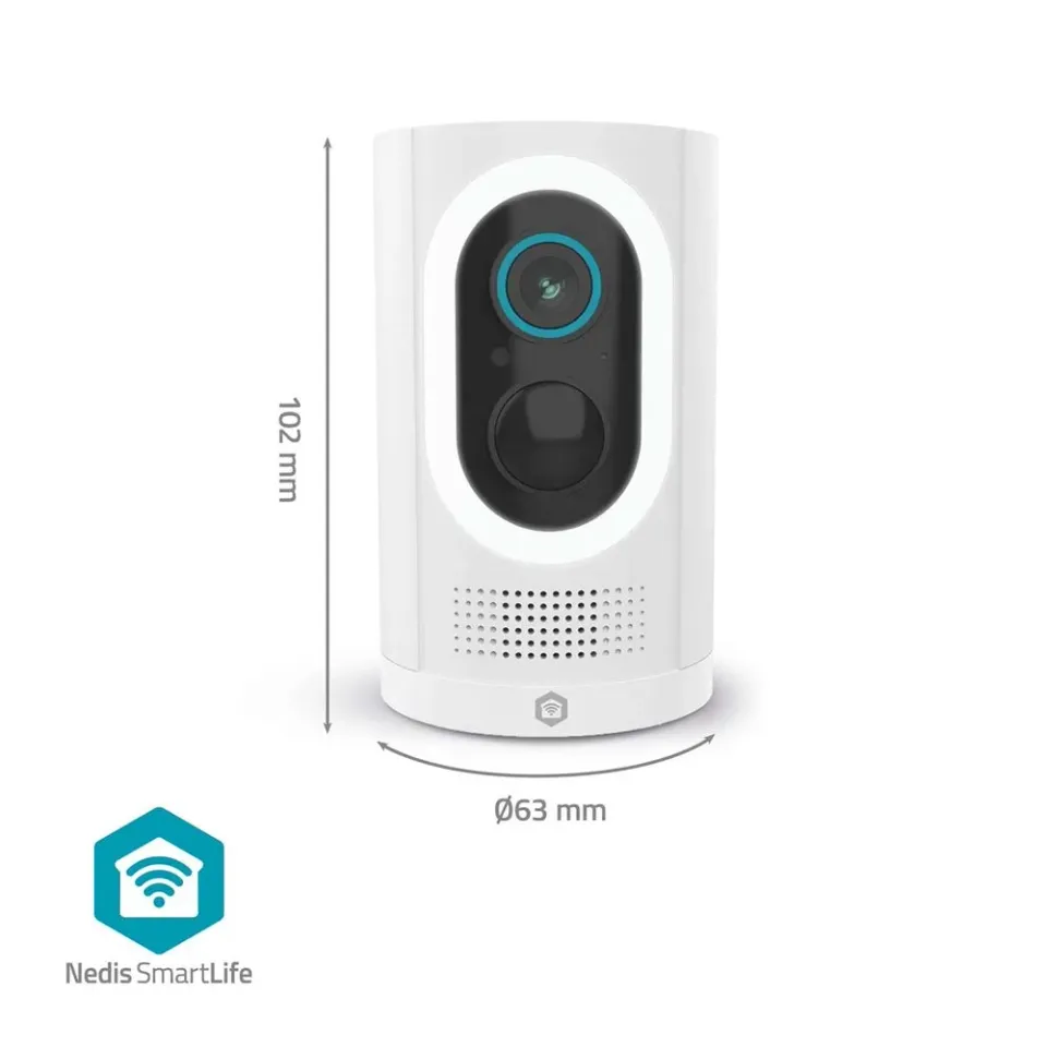 Nedis WIFICBO33WT - SmartLife Venkovní Kamera| Wi-Fi | Reflektor | 3MP Full HD 1