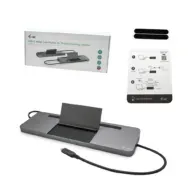 i-tec USB-C Metal Low Profile Triple Display Docking Station + Power Delivery 85
