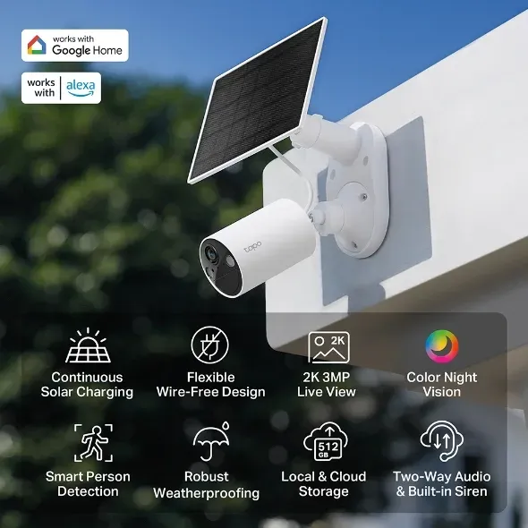 TP-Link Tapo C410 - Venkovní IP kamera na baterii, WiFi, 3MP (2304 × 1296 px) 12