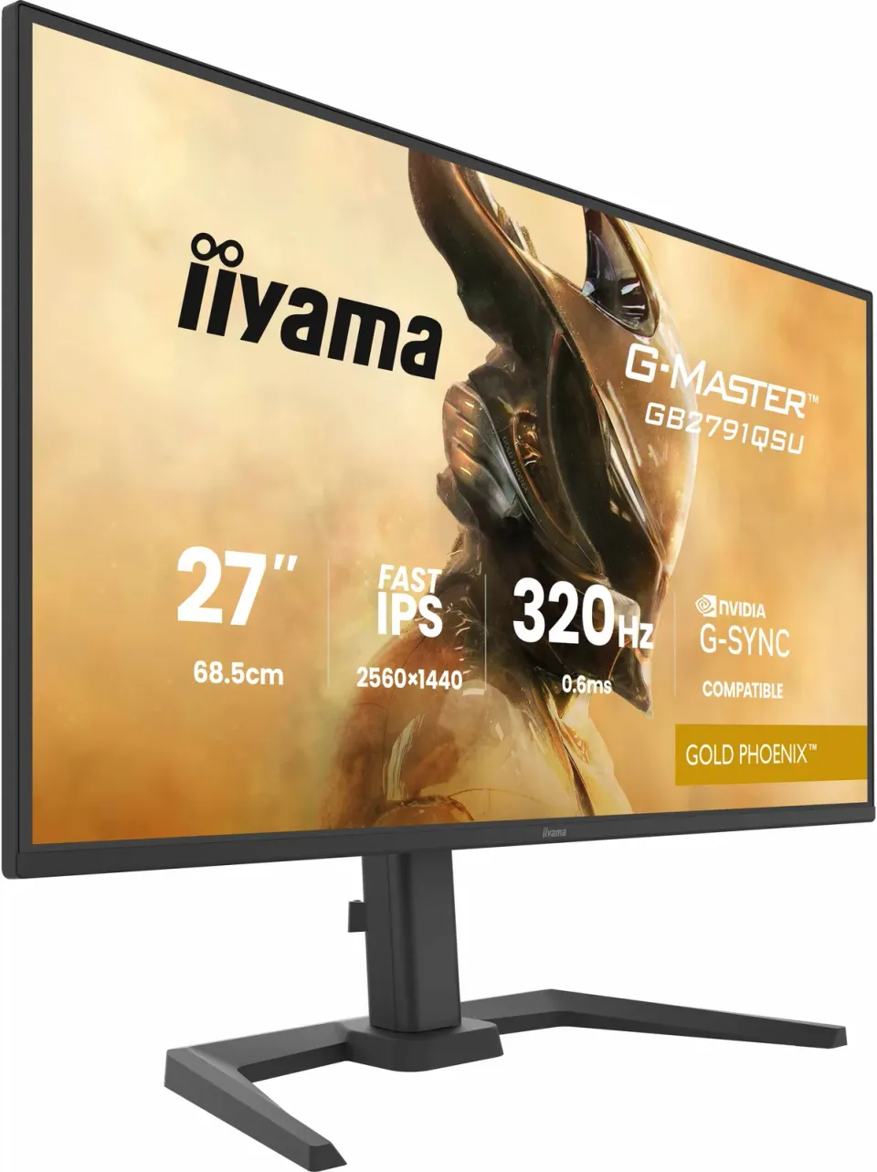 iiyama G-Master/GB2791QSU-B1/27"/IPS/QHD/320Hz/0,6ms/Černá/3R