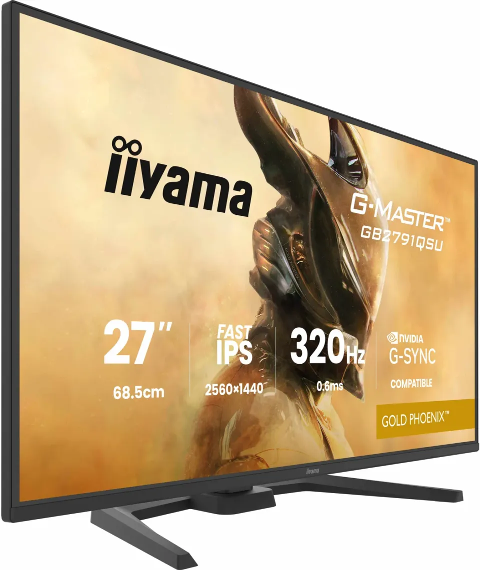 iiyama G-Master/GB2791QSU-B1/27"/IPS/QHD/320Hz/0,6ms/Černá/3R