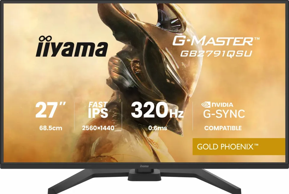 iiyama G-Master/GB2791QSU-B1/27"/IPS/QHD/320Hz/0,6ms/Černá/3R