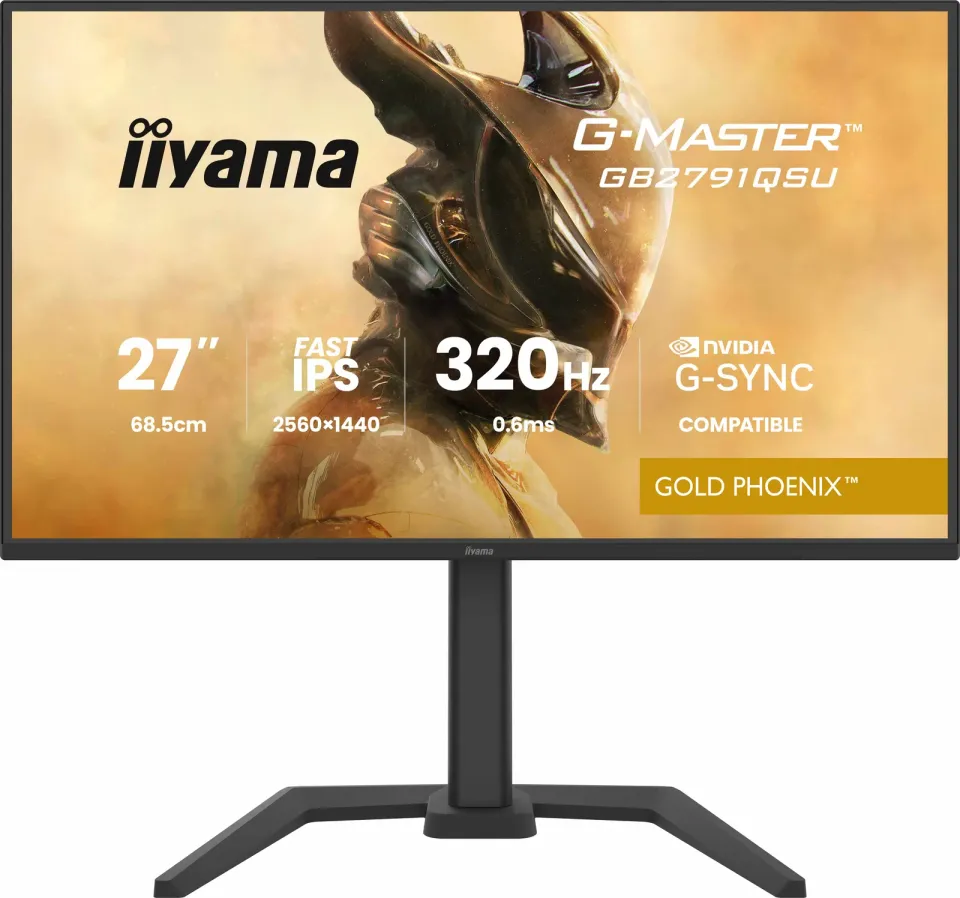 iiyama G-Master/GB2791QSU-B1/27"/IPS/QHD/320Hz/0,6ms/Černá/3R