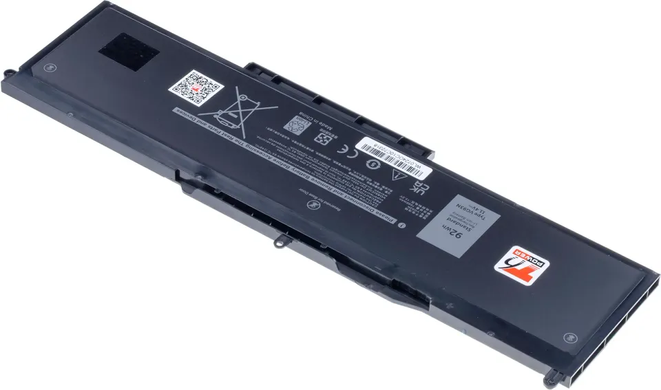 Baterie T6 Power pro Dell Latitude 5580, 5591, Precision 3520, 3530, 8070mAh, 92Wh, 6cell, Li-pol