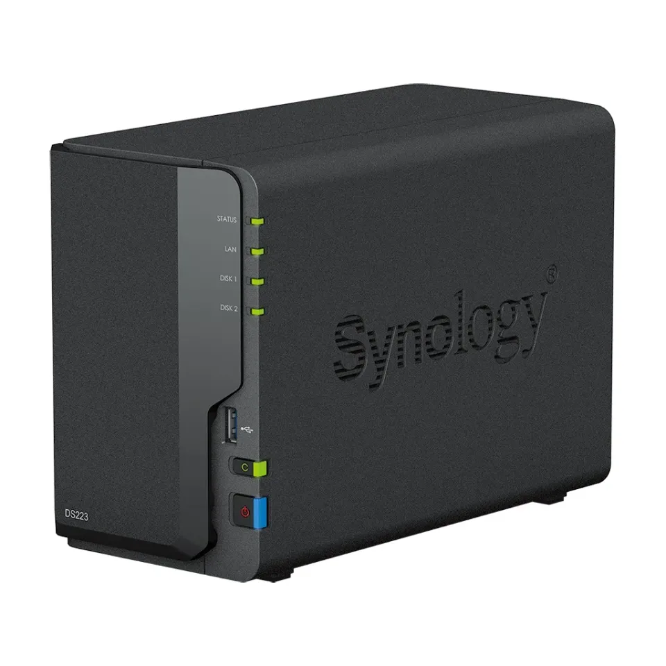 SYNOLOGY DS223 Disc Station datové úložiště (pro 2x HDD, Realtek CPU RTD1619B, 2GB DDR4 RAM, NAS)