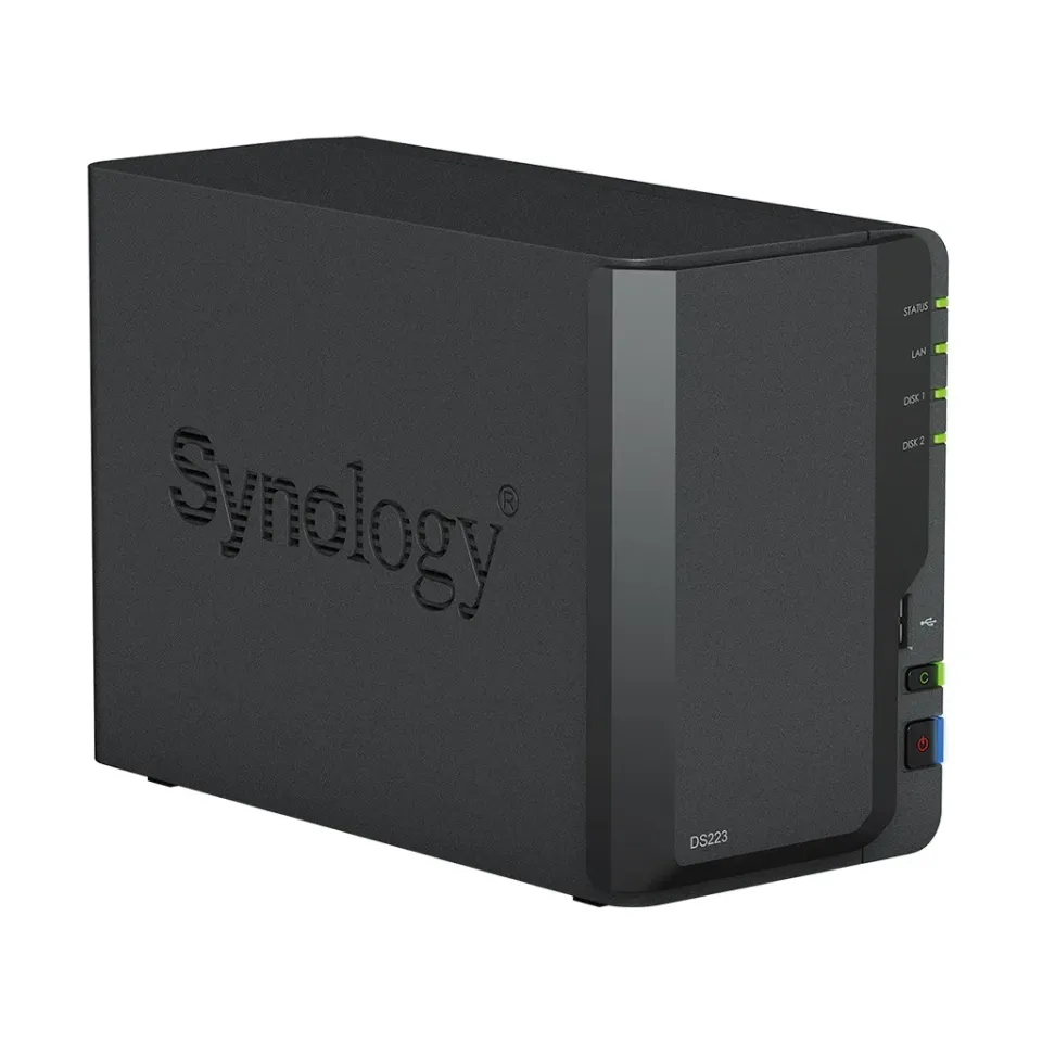 SYNOLOGY DS223 Disc Station datové úložiště (pro 2x HDD, Realtek CPU RTD1619B, 2GB DDR4 RAM, NAS)