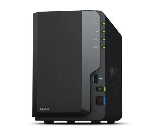 SYNOLOGY DS223 Disc Station datové úložiště (pro 2x HDD, Realtek CPU RTD1619B, 2GB DDR4 RAM, NAS)