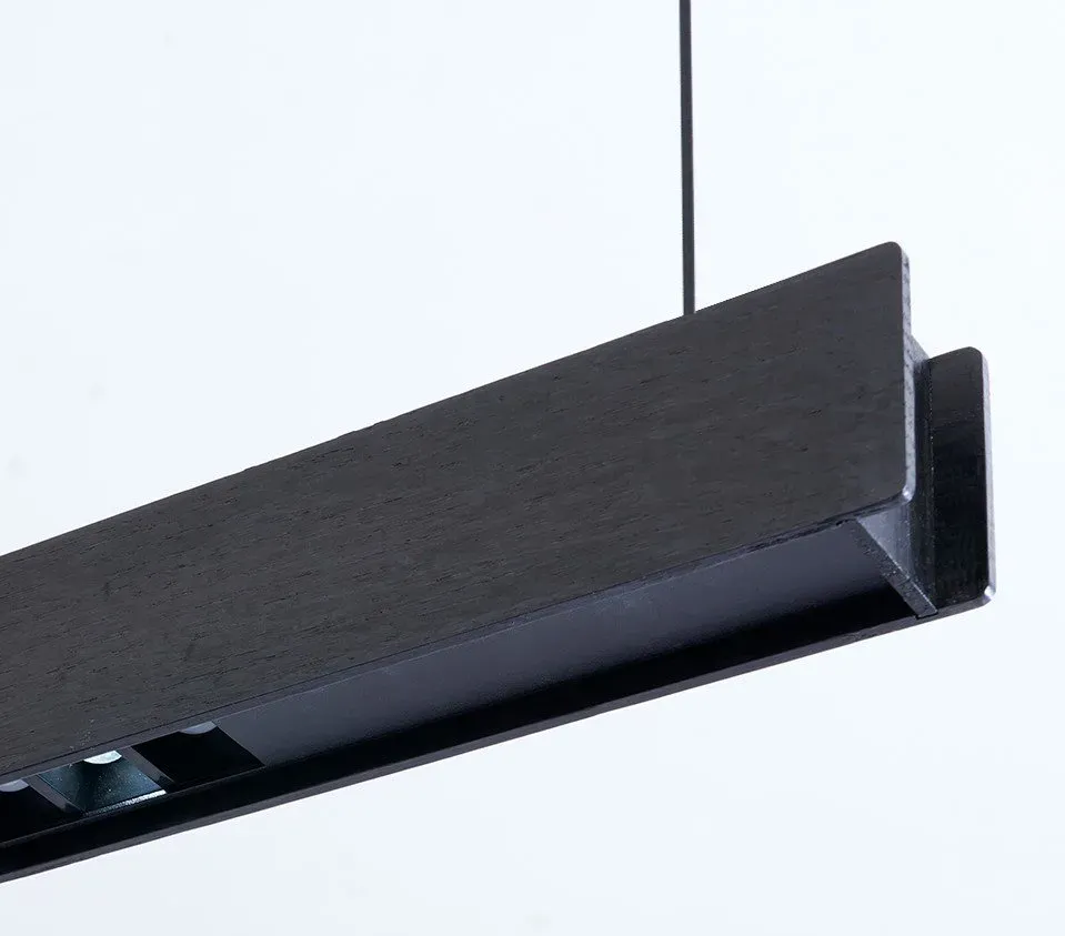 IMMAX NEO MADEIRA SMART lineár osvětlení, dřevo černé, 122cm, Wi-Fi, TUYA