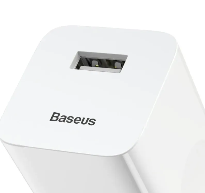 Baseus rychlonabíječka do sítě 1xUSB Quick Charge 3.0 24W bílá