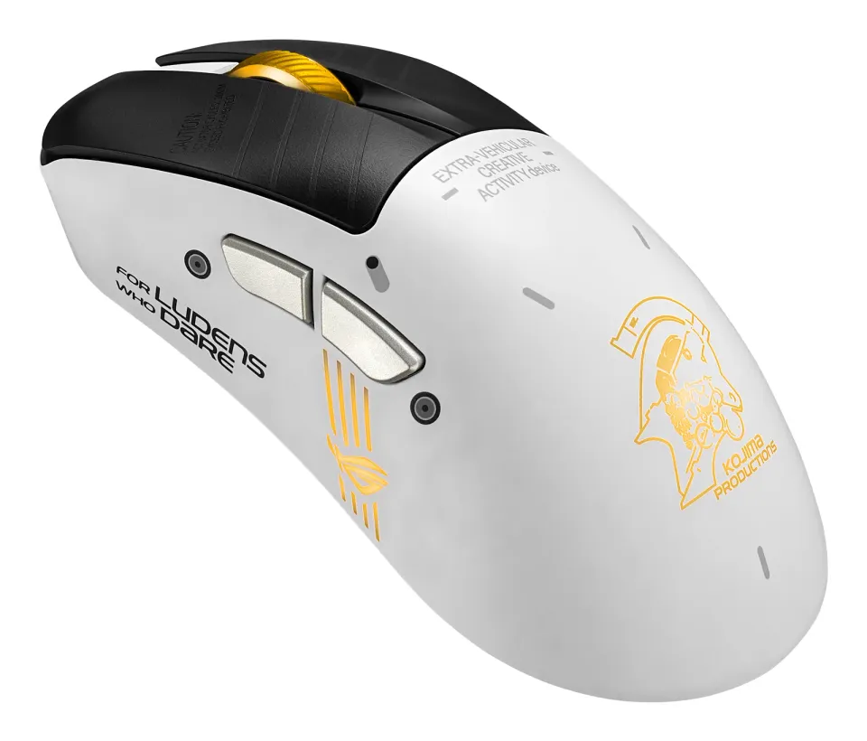 ASUS myš ROG KERIS II ORIGIN-KJP, Bezdrátová, ARGB, bílá