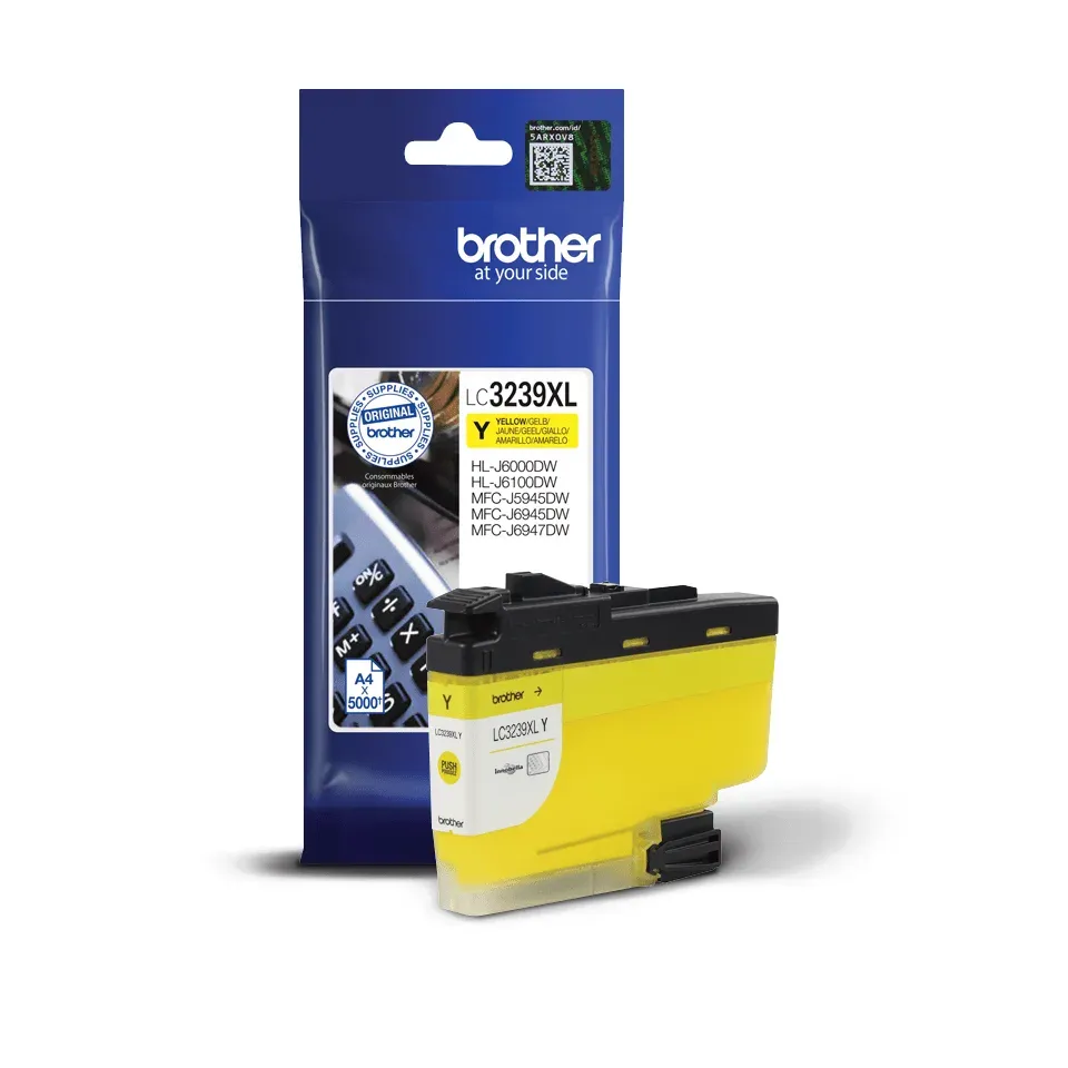 Brother LC-3239XLY (inkoust Yellow,5000 str.@ 5% draft)