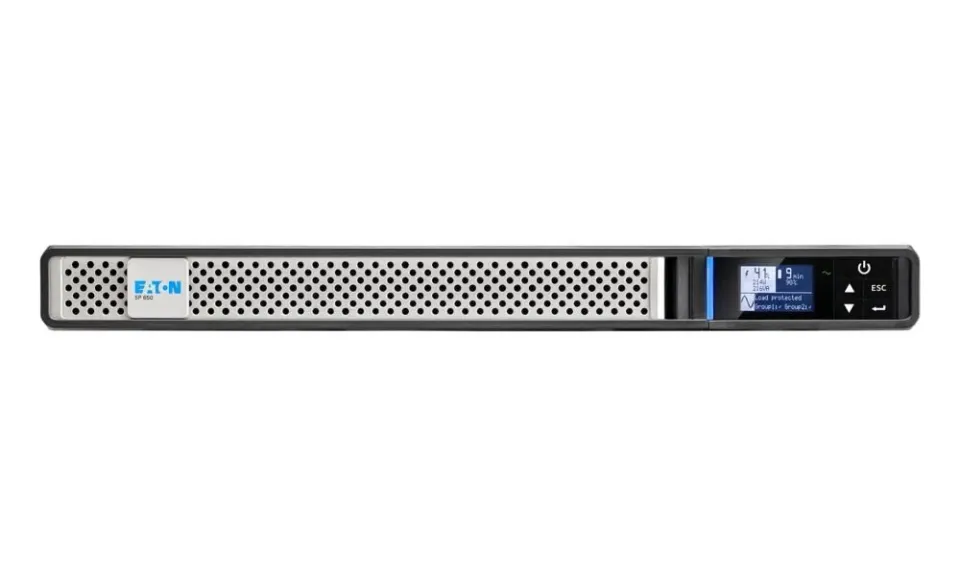Eaton 5P 650i Rack1U, gen2, UPS 650VA / 520W, 4 zásuvky IEC C13, LCD, Netpack