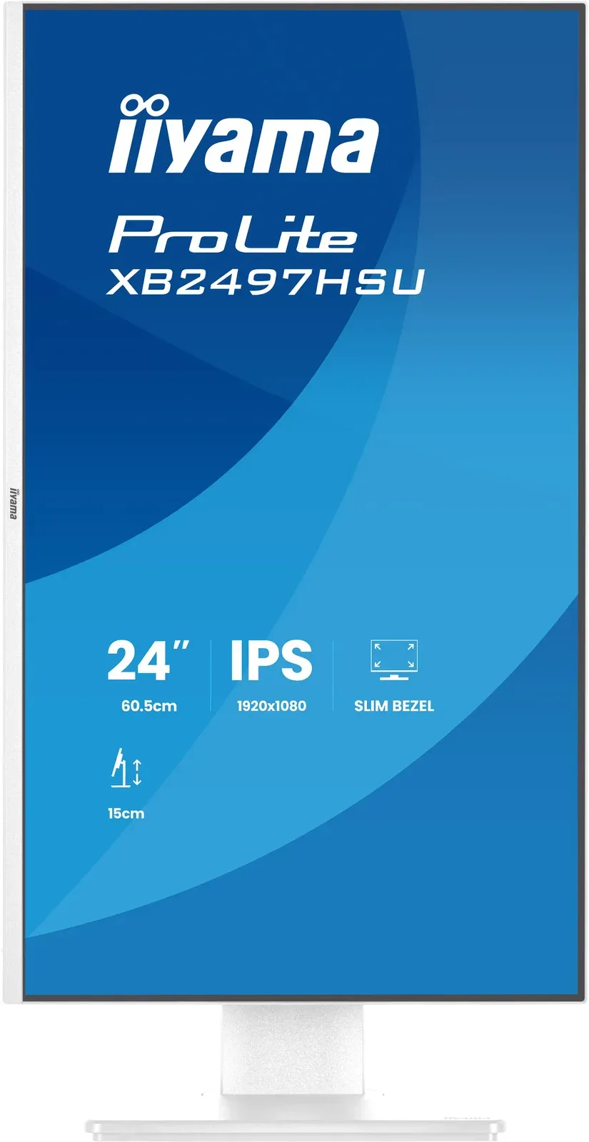 iiyama ProLite/XB2497HSU-W1/23,8"/IPS/FHD/120Hz/4ms/Bílá/5R