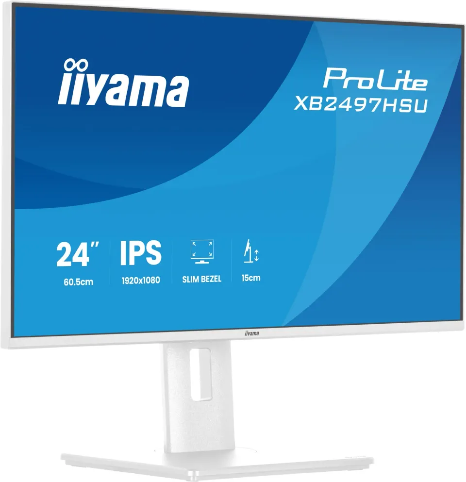 iiyama ProLite/XB2497HSU-W1/23,8"/IPS/FHD/120Hz/4ms/Bílá/5R